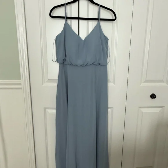 Birdy Grey | Dresses | Birdy Grey Bridesmaids Dress Gwennie Dusty Blue |  Poshmark